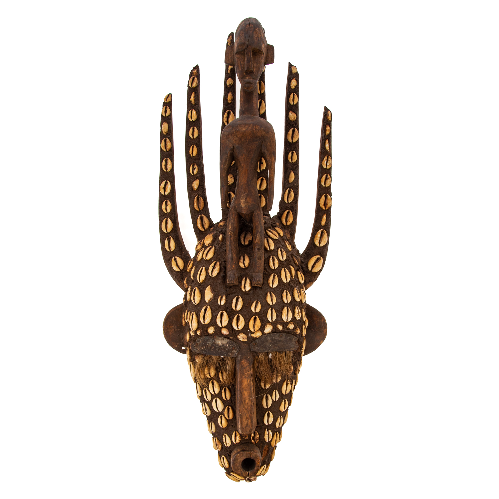 BAMBARA COWRIE SHELL MASK, MIXED