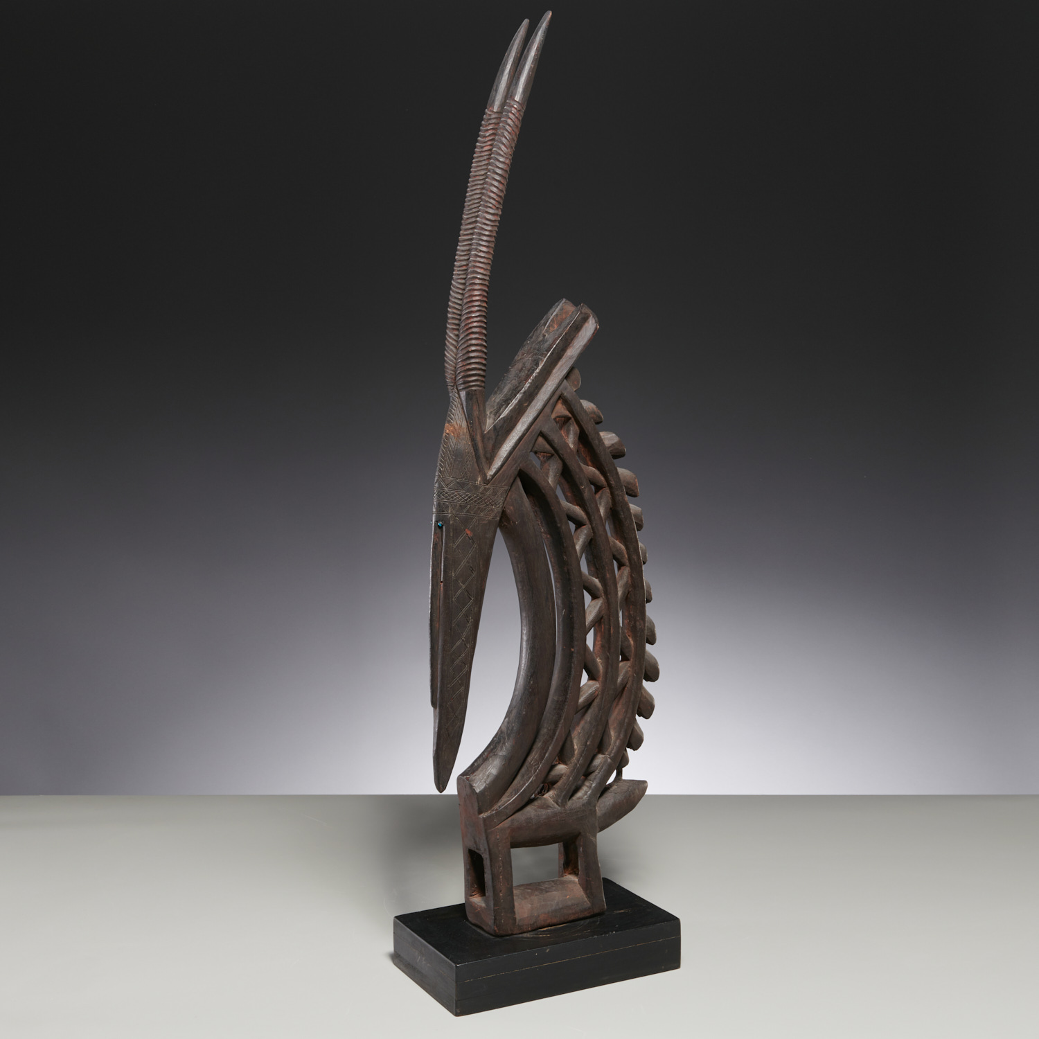 BAMBARA PEOPLES, CARVED WOOD CI
