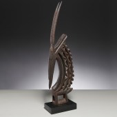 BAMBARA PEOPLES, CARVED WOOD C