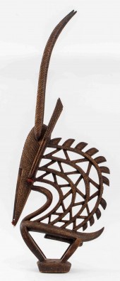 BAMBARA WOOD CHIWARA HEADDRESS