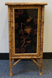 BAMBOO AND BLACK JAPANNED SIDE