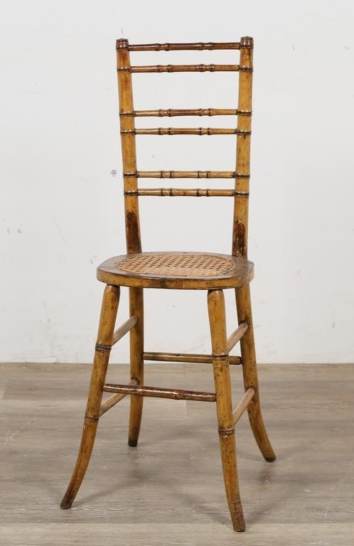 BAMBOO CHAIR36" H x 15" L x 15 1/2"