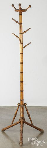 BAMBOO COAT/HAT RACK<br>Bamboo