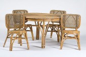 Bamboo Dining Set of Table and