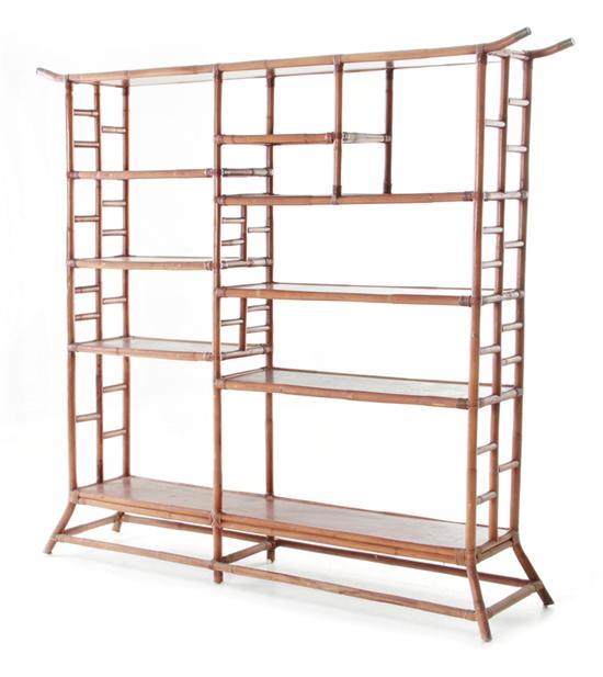 Bamboo display cabinet Meiji period