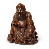 BAMBOO FIGURE OF SHOULAO
QING