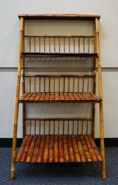 BAMBOO FOLDING BOOKSHELF, 55 X