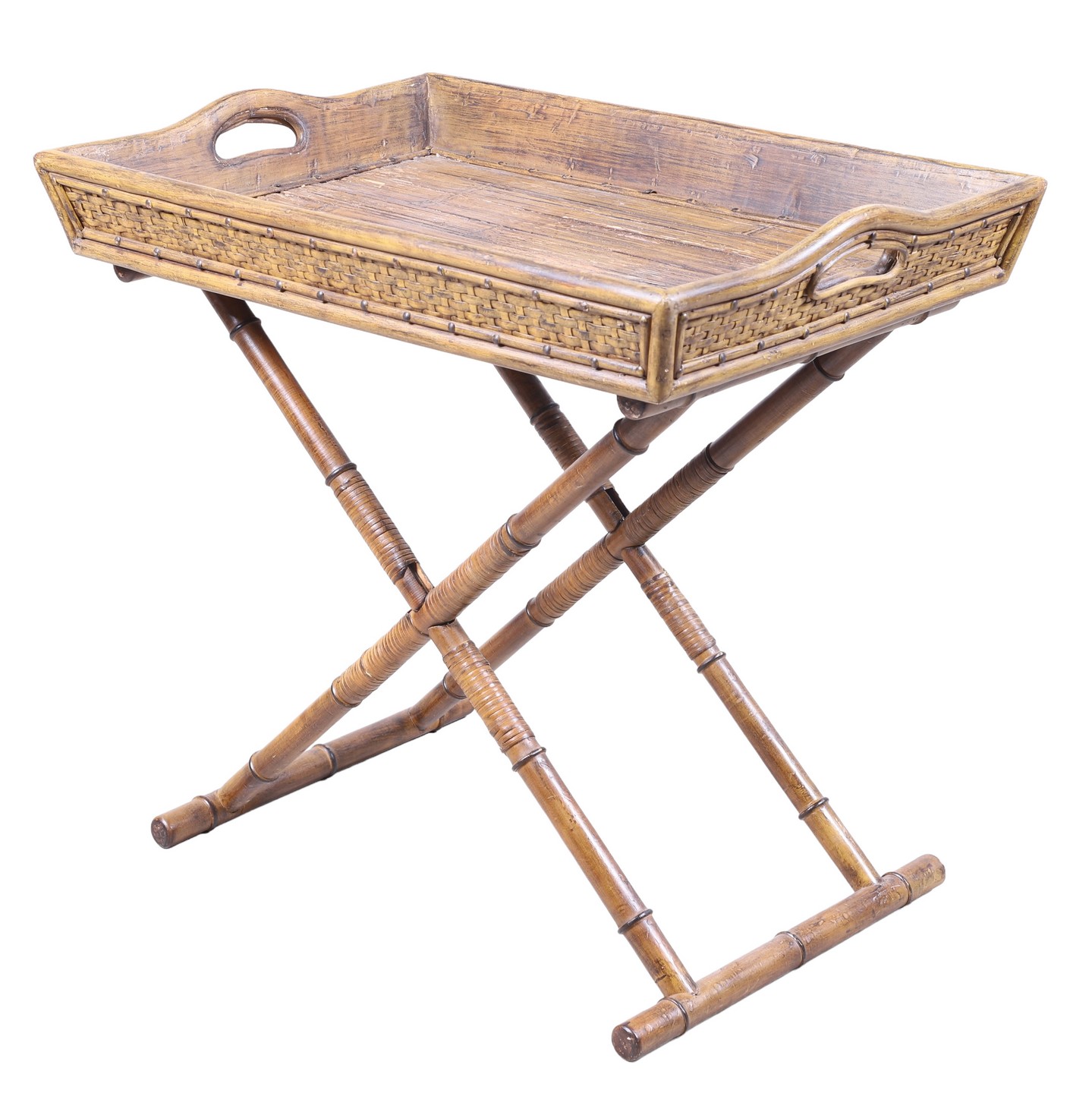 Bamboo form butler's tray,