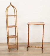 BAMBOO FORM SIDE TABLE AND ETA
