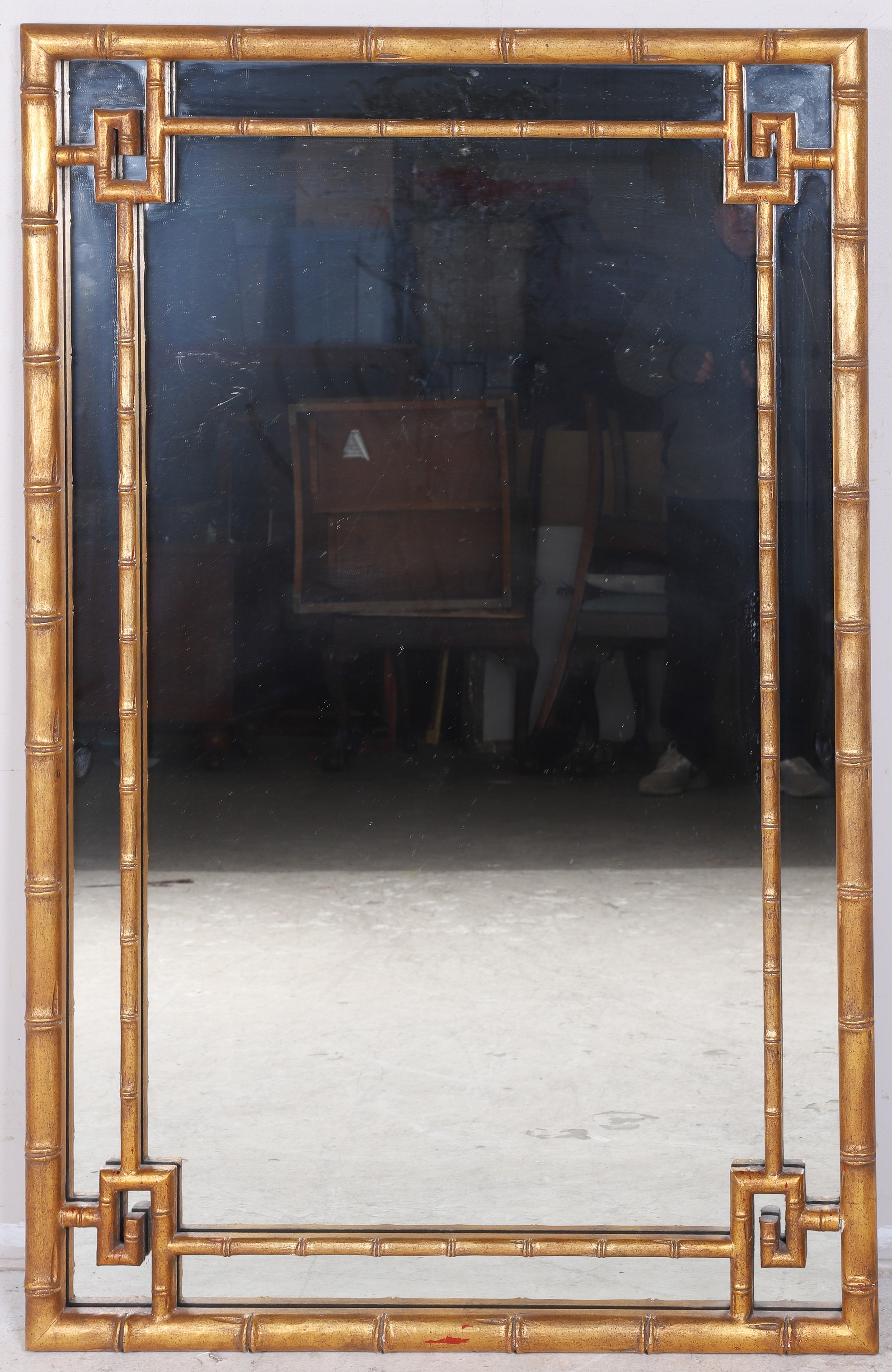 Bamboo gilt painted hanging wall