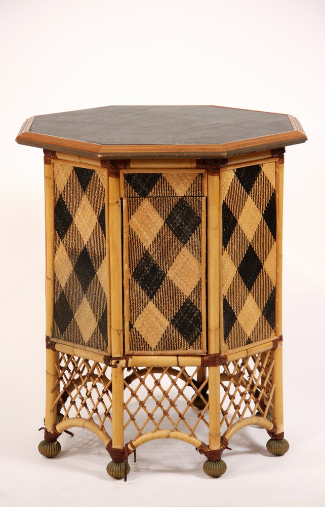 BAMBOO PATIO TABLE - Octagonal