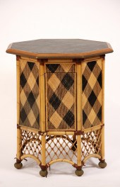 BAMBOO PATIO TABLE - Octagonal