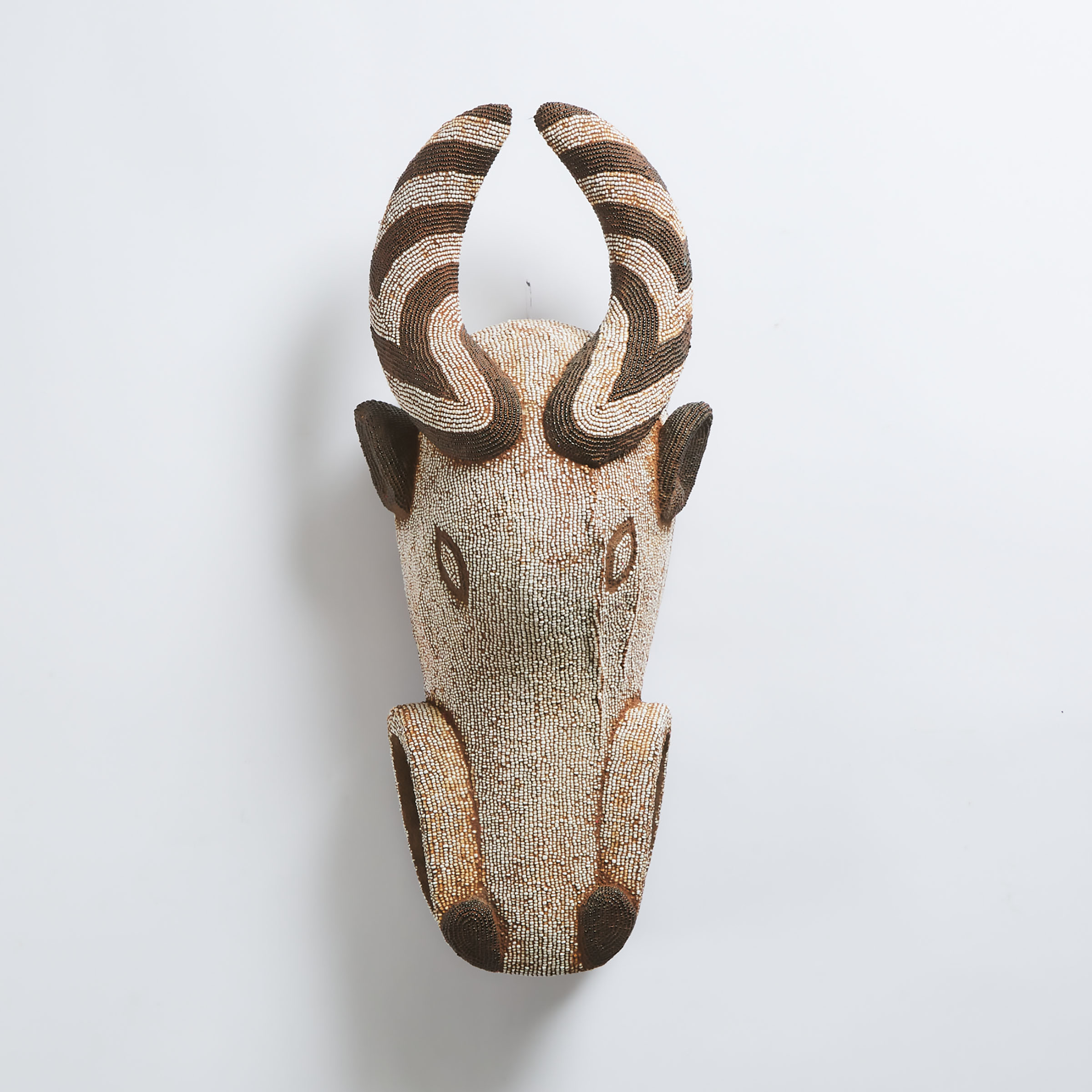 Bamileke Beaded Buffalo Mask,