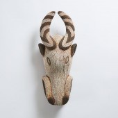 Bamileke Beaded Buffalo Mask,