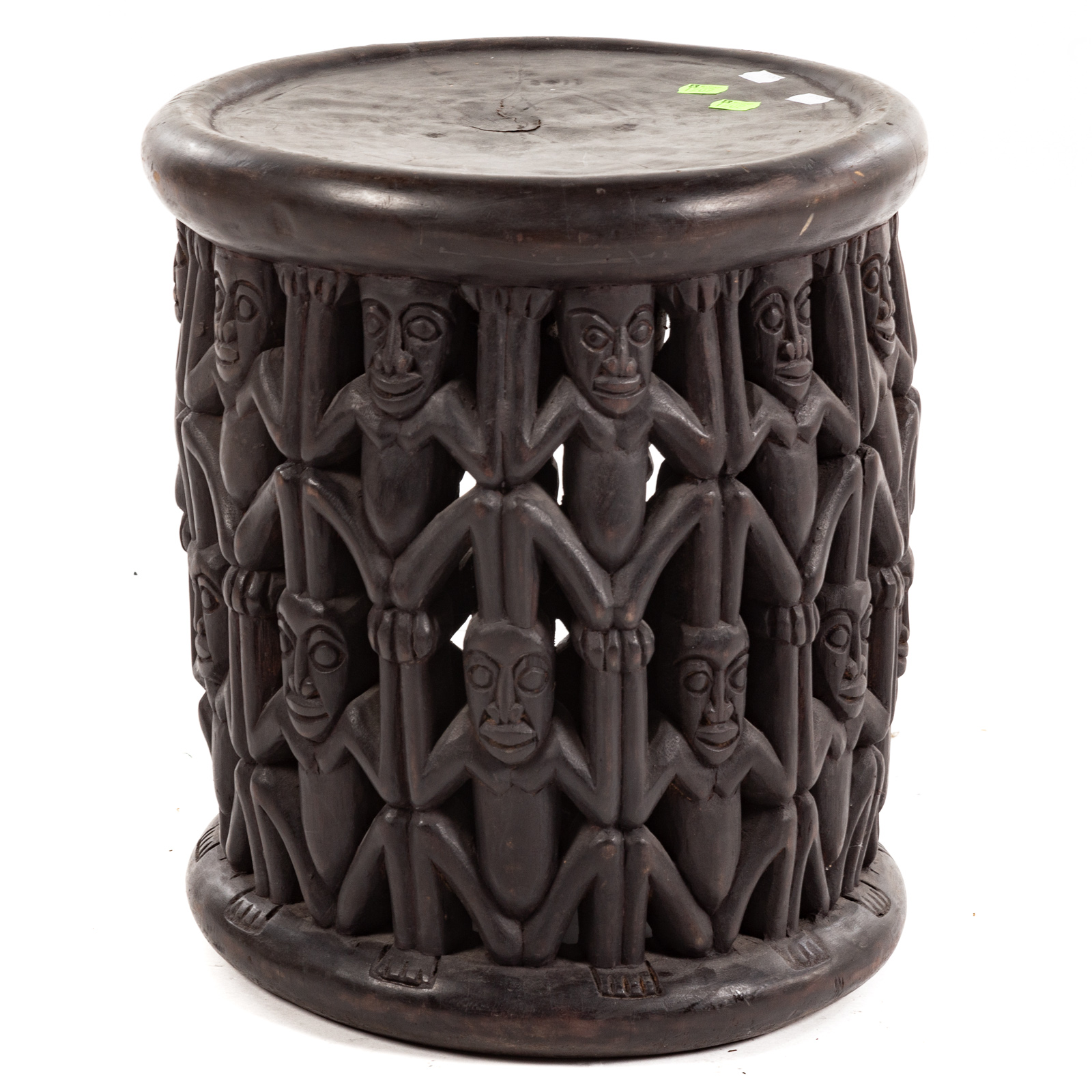 BAMILEKE. CARVED FIGURAL DECORATIVE