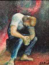 BANCROFT Shirley. 1963 Oil on