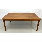 Banded Danish Modern Teak Refr