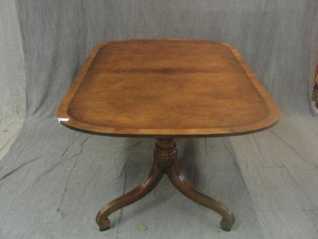 Banded Mahogany Dining Table. 3