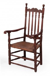 BANISTER-BACK ARMCHAIR EARLY 1