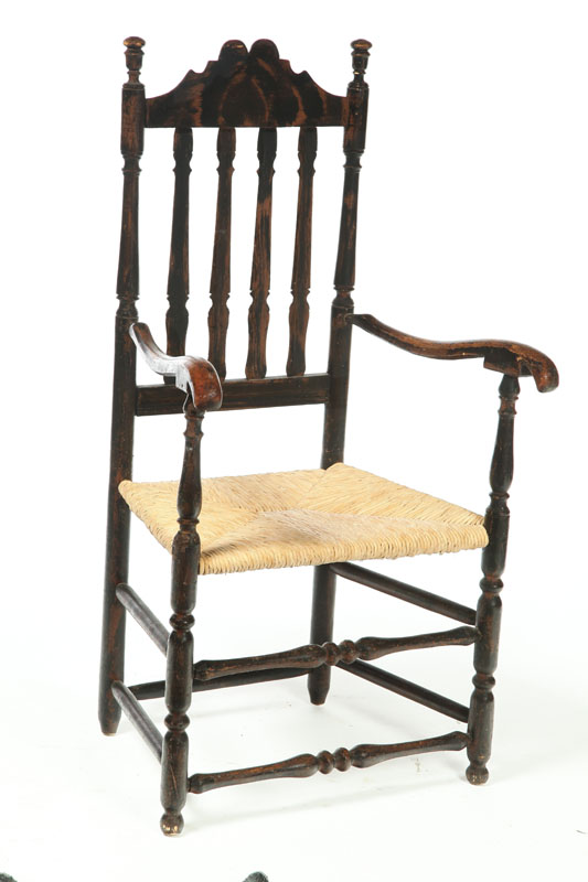 BANISTER BACK ARMCHAIR.  New