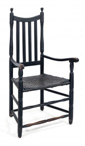 BANISTER-BACK ARMCHAIR NEW ENG