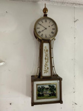 BANJO CLOCK, BRASS SIDE PCS, R