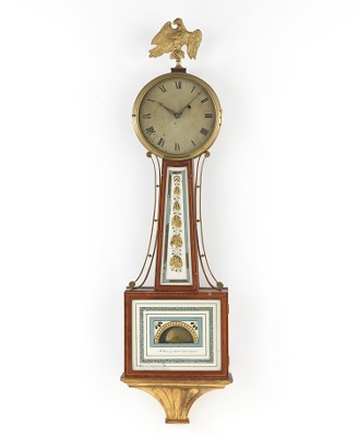 Banjo Clock early 1800's Walnut