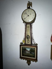 BANJO CLOCK, GEORGE WASHINGTON