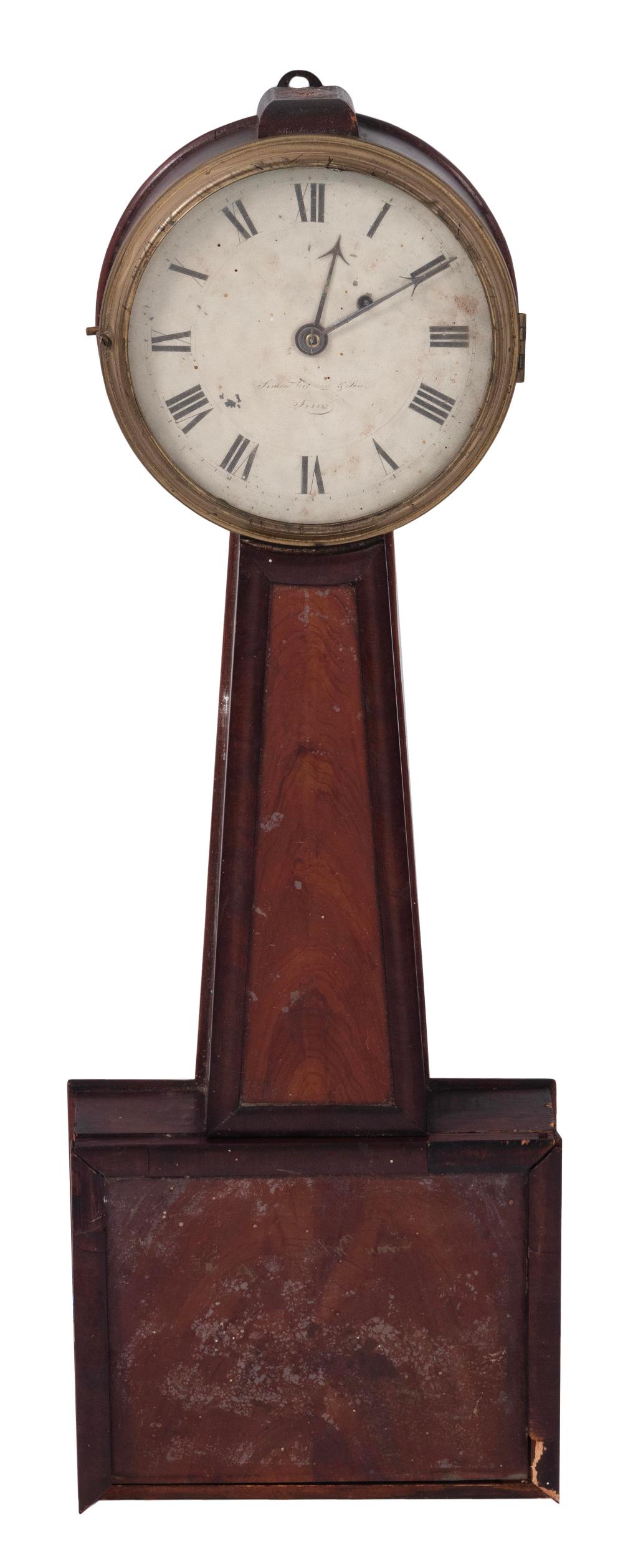 BANJO CLOCK MASSACHUSETTS, 19TH