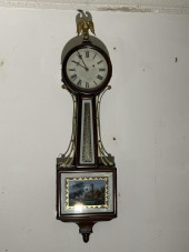 BANJO CLOCK, SCENIC LOWER DOOR