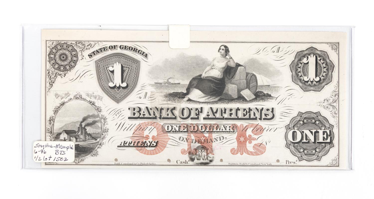 "BANK OF ATHENS" PROOF OBSOLETE
