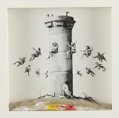 BANKSY "WALLED OFF HOTEL BOX S