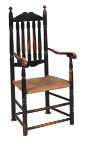 BANNISTER-BACK ARMCHAIR AMERIC