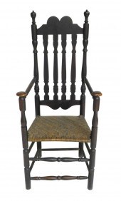 BANNISTER BACK MUSHROOM ARMCHA