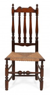BANNISTER-BACK SIDE CHAIR MID-