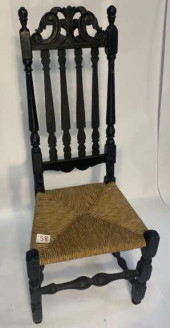 BANNISTER BACK SIDE CHAIR PRIN