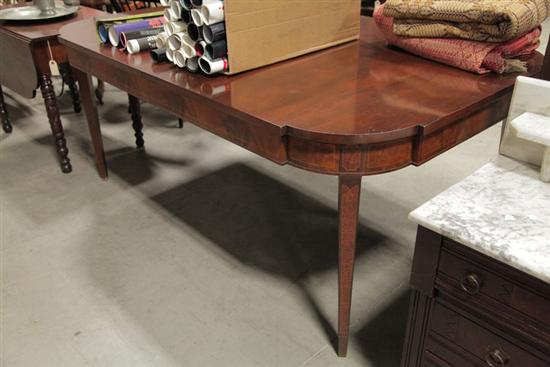 BANQUET TABLE. Mahogany and flame