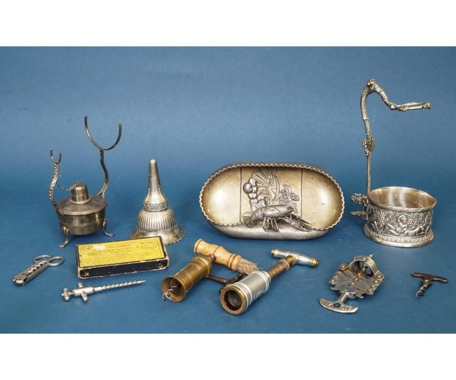 Bar accessories to include: a