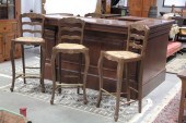 BAR AND FOUR STOOLS.  Ohio  fo