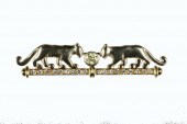 BAR PIN - One 18K white and ye