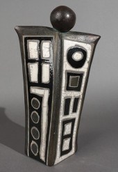 BARB HERTEL PARTIAL GLAZED POT