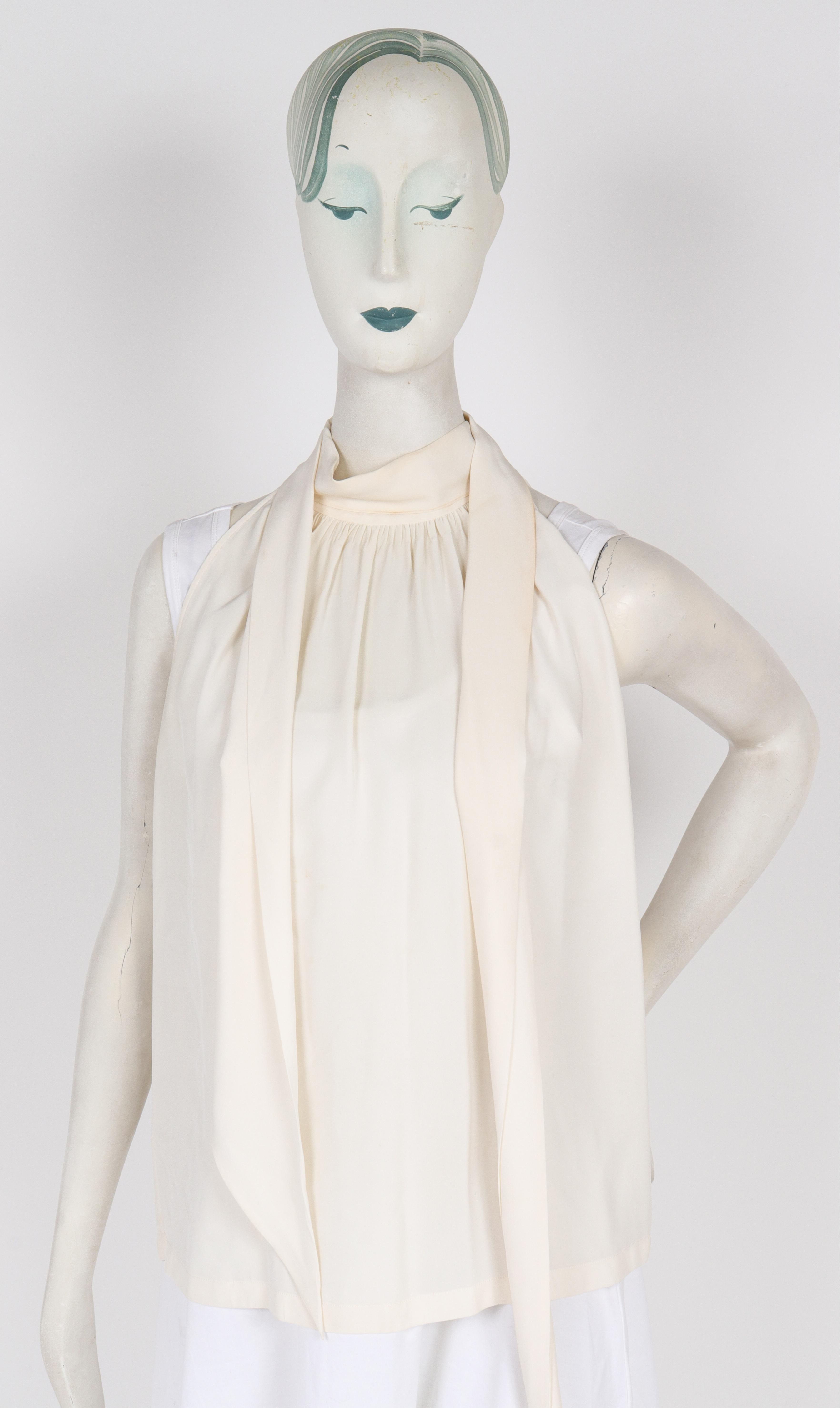 BARBARA BUI SILK TIE NECK