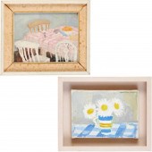 BARBARA DORF, (2) SMALL PAINTI