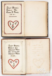 BARBARA EBERSOL, TWO FRAKTUR B