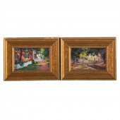 BARBARA GOUGH NUSS. TWO FRAMED