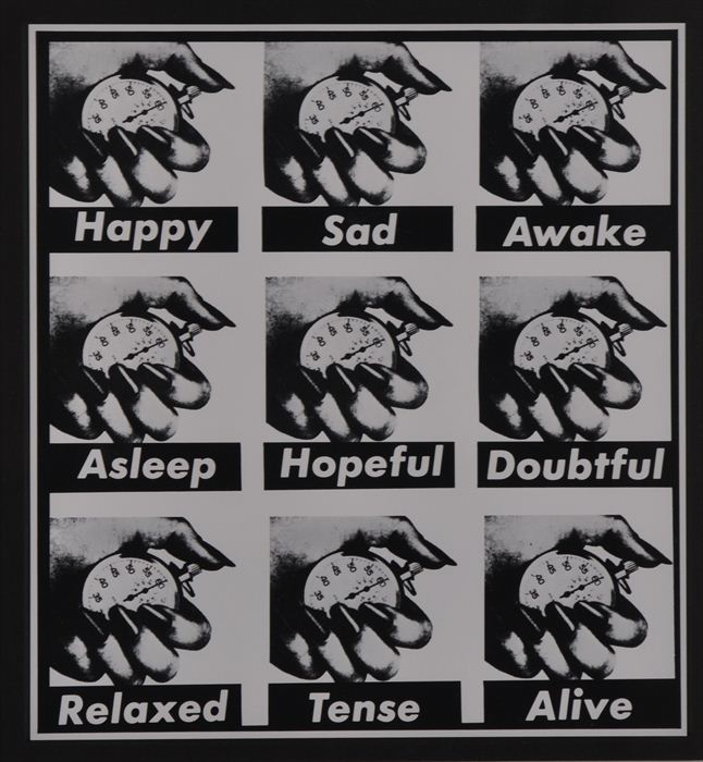 BARBARA KRUGER (b. 1945): HAPPY SAD