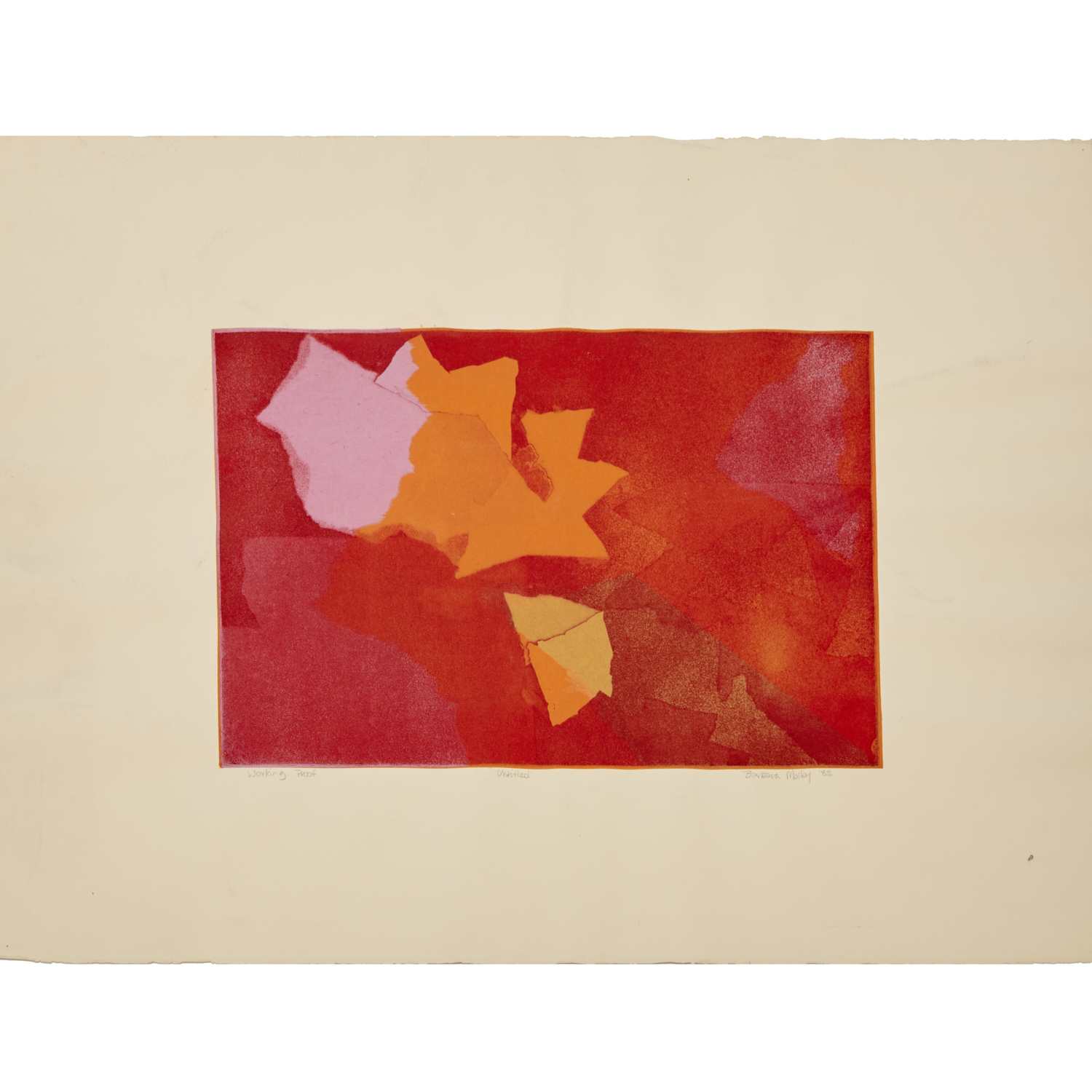 BARBARA MOLLOY, AQUATINT ETCHING,