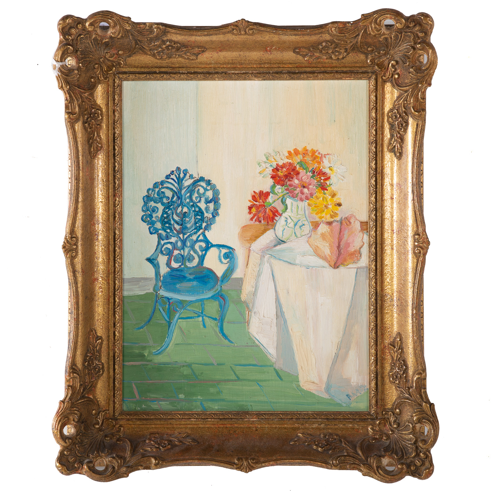BARBARA P. KATZ. THE BLUE CHAIR,