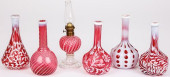 BARBER BOTTLES AND MINIATURE L