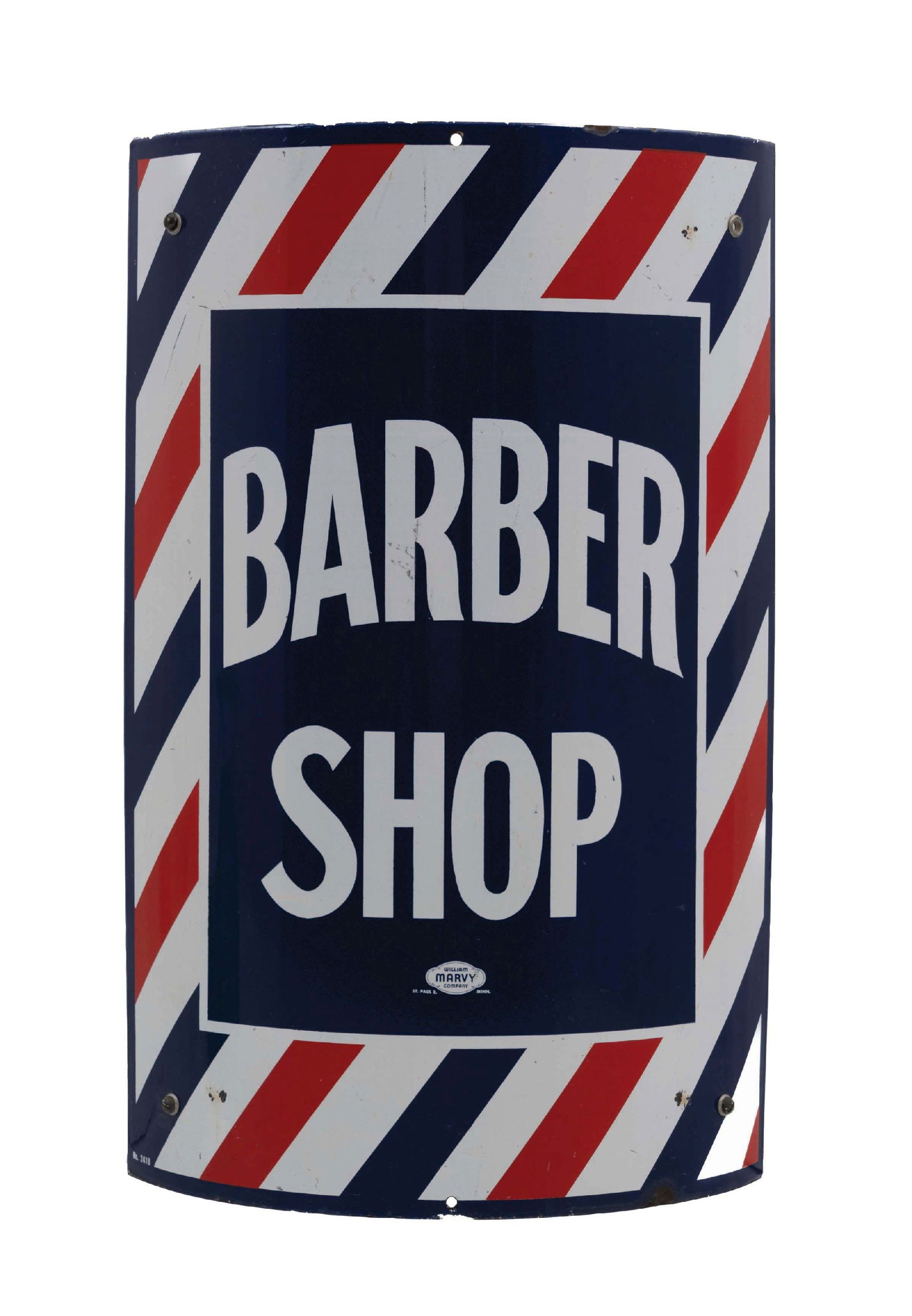 BARBER SHOP CURVED PORCELAIN